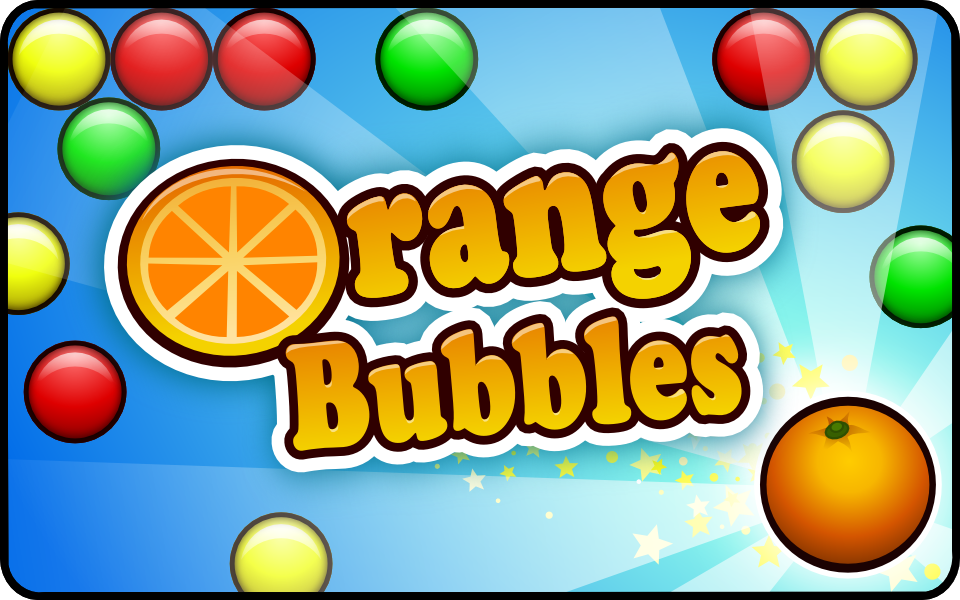 Orange Bubbles - HTML5 bubble shooter available for licensing